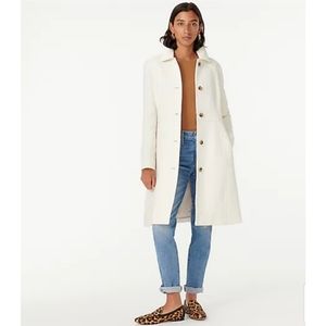 J.Crew Petite Classic ladyday coat in Italian doublecloth wool w/ Thinsulate